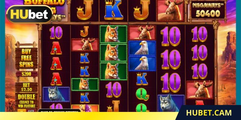 Buffalo King Megaways mang đến trải nghiệm quay đa dòng