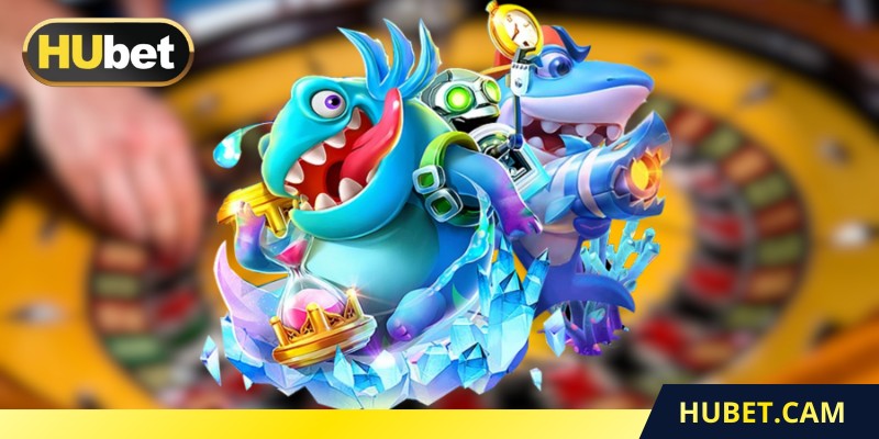 Quan sát hướng cá bơi trước khi nhắm bắn